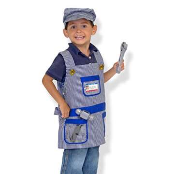 Melissa & Doug Train Engineer Role Play Costume Set