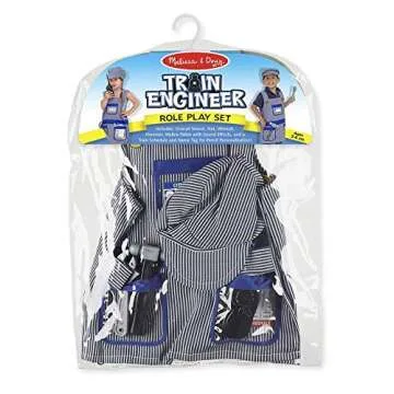 Melissa & Doug Train Engineer Role Play Costume Set