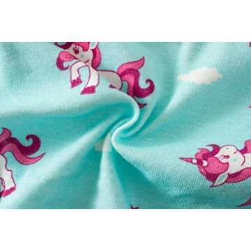 Baby Soft Cotton Mermaid Underwear for Girls 2-3T