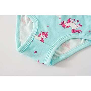 Baby Soft Cotton Mermaid Underwear for Girls 2-3T