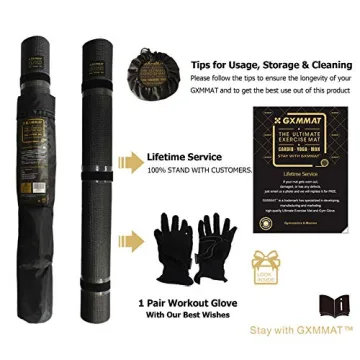 GXMMAT Extra Thick Large Yoga Mat for Home Gym