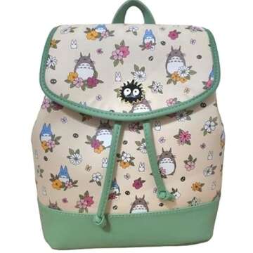BoxLunch Studio Ghibli My Neighbor Totoro Floral Mini Backpack Exclusive