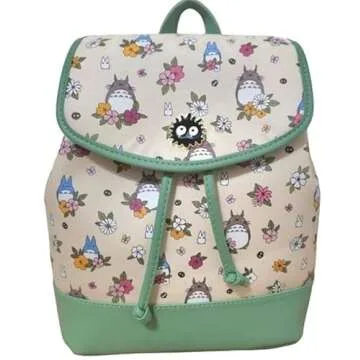 BoxLunch Studio Ghibli My Neighbor Totoro Floral Mini Backpack Exclusive