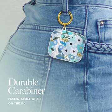 Rifle Paper Co. Floral Airpods Case with Keychain Ring