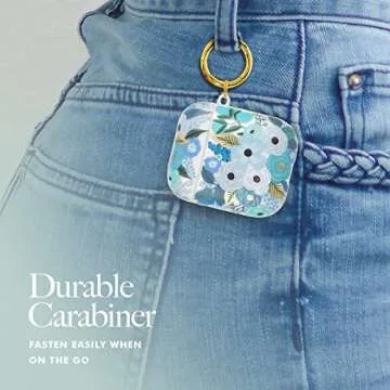 Rifle Paper Co. Floral Airpods Case with Keychain Ring
