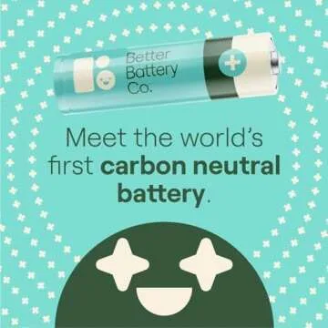 Better Battery Co. Variety Pack – High-Performance Carbon Neutral Batteries with Organizer Box and...