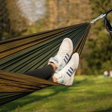 MalloMe XL Heavy Duty Hammock Straps Set with Carabiners