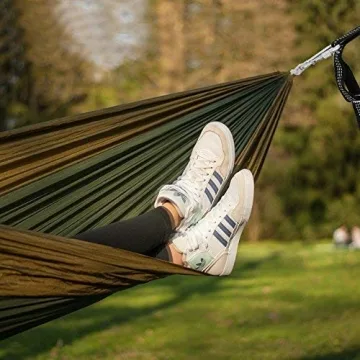 MalloMe XL Heavy Duty Hammock Straps Set with Carabiners