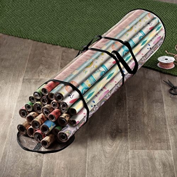 ZOBER Wrapping Paper Storage Organizer - Stylish and Durable