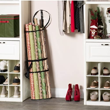ZOBER Wrapping Paper Storage Organizer - Stylish and Durable