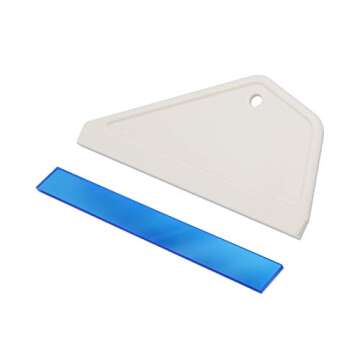 EHDIS Small Squeegee Window Tint Squeegee Silicone Squeegee Wiper Blade for Car Window Glass Mirror Cleaning Wash Cleaner Wiper - 2 PCS