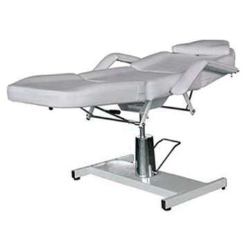 Beauty Style Spa Facial Massage Table Multi-Function Beauty Bed Adjustable Massage Bed White