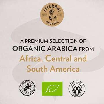 Lavazza ¡Tierra for Planet Ground Coffee, Light Roast, 100% Arabica, 10.5 oz Bag (Pack of 1)