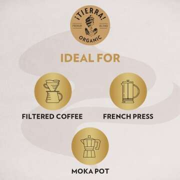 Lavazza ¡Tierra for Planet Ground Coffee, Light Roast, 100% Arabica, 10.5 oz Bag (Pack of 1)