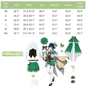 Genshin Impact Venti Cosplay Costume for Fans and Events