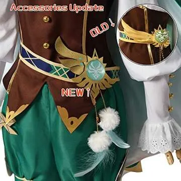 Genshin Impact Venti Cosplay Costume for Fans and Events