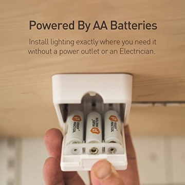 Luminoodle LED Under Cabinet Lighting Strip, 3-Pack, Warm White