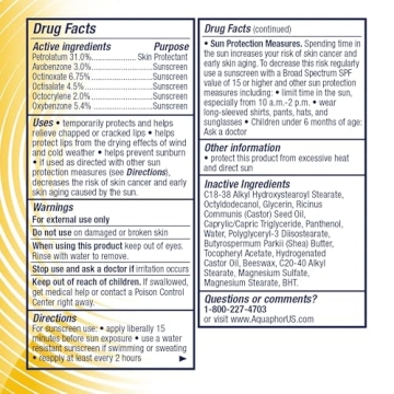 Aquaphor Lip Repair Stick SPF 30 for Chapped Lips Care