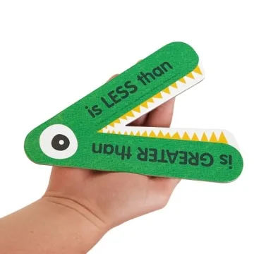 Magnetic Greater Than or Less Than Gator Manipulative