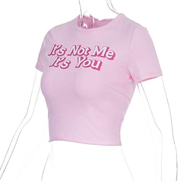 Stylish SansoiSan Women's Letter Printed Crop Top