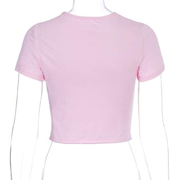 Stylish SansoiSan Women's Letter Printed Crop Top