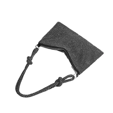 YUWITA Rhinestone Sparkly Evening Bag for Women
