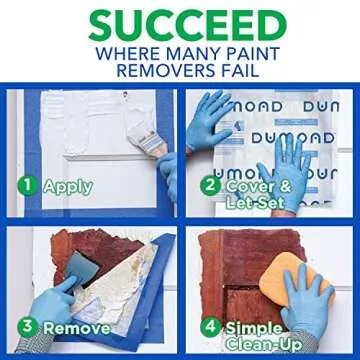 Dumond Complete Paint Removal Test Kit - Find the Right Paint Remover for Your Project - Kit Includes 8oz Samples of Peel Away 1, Smart Strip Advanced, & Smart Strip PRO, Laminated Paper & Accessories