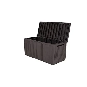Keter Springwood 80 Gallon Outdoor Storage Box Best Price