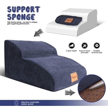 Topmart Dog Ramp High Density Foam Stairs for Pets