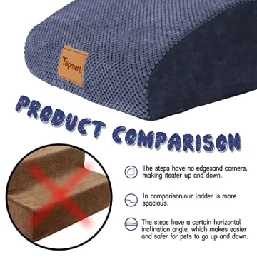 Topmart Dog Ramp High Density Foam Stairs for Pets