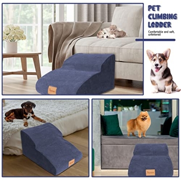 Topmart Dog Ramp High Density Foam Stairs for Pets