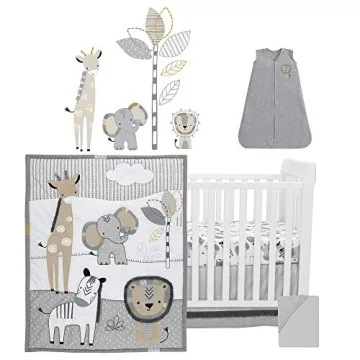 Lambs & Ivy Jungle Safari 6-Piece Crib Bedding Set