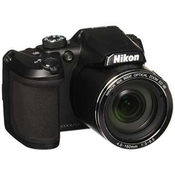 Nikon COOLPIX B500 16MP 40x Optical Zoom Digital Camera with WiFi - Black (Renewed)