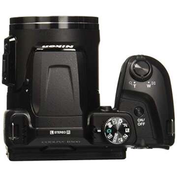 Nikon COOLPIX B500 16MP 40x Optical Zoom Digital Camera with WiFi - Black (Renewed)