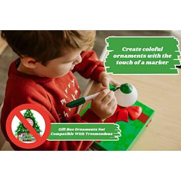 The Treemendous Ornament Decorator The Gift Box Ornament Decorator - 6 Count Variety Ornament Refill...