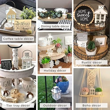 Stylish Kate Aspen Rustic Candle Holder Lantern for Decor