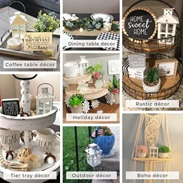 Stylish Kate Aspen Rustic Candle Holder Lantern for Decor