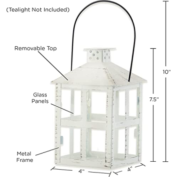Stylish Kate Aspen Rustic Candle Holder Lantern for Decor