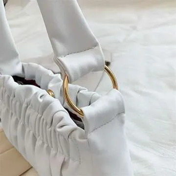 MRS HAIR Fashion Handbags for Women in White