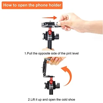 UURIG TP-02 Lightweight Extendable Phone Tripod