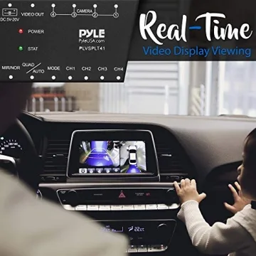 Pyle 4-Channel Video Splitter for Cars and RVs - Ultimate Safety