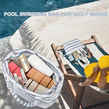 LOIDOU Large Waterproof Tote Bag for Beach & Travel