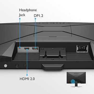 BenQ 24" FHD Gaming Monitor 165Hz 1ms | Eye-Care Tech | Built-In Speakers