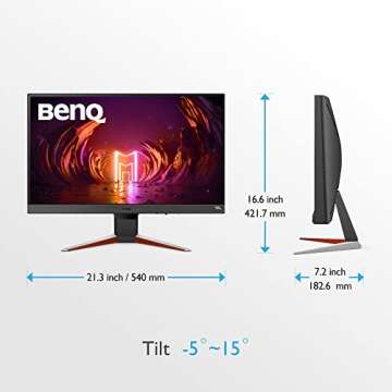 BenQ 24" FHD Gaming Monitor 165Hz 1ms | Eye-Care Tech | Built-In Speakers