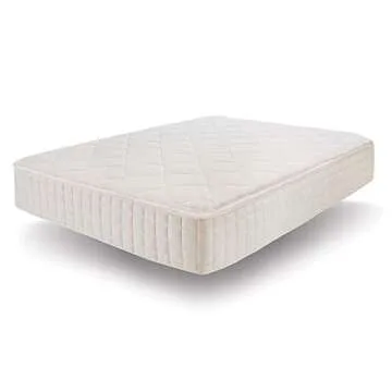 Naturepedic Serenade Organic Mattress - Cushion Firm Twin Hybrid Mattress with Encased Coils for Comfort and Pressure Relieving Natural Latex Mattress - Naturally Cooling & Breathable Mattress