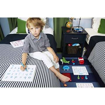 Magnatab A to Z Lowercase Learning Tablet - Fun & Educational Writing Tool with Sensory Feedback - for Ages 3+