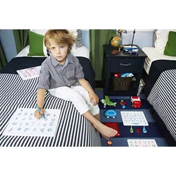 Magnatab A to Z Lowercase Learning Tablet - Fun & Educational Writing Tool with Sensory Feedback - for Ages 3+