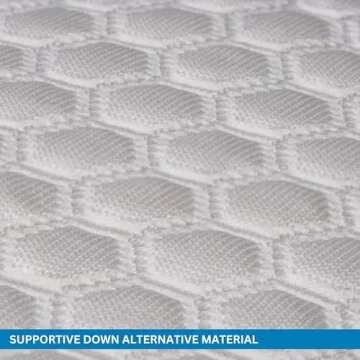 Columbia Comfort Ice Fiber Side Sleeper Down Alternative Bed Pillow - Instant Cooling 2 Sided Ice Fiber Cover - Supportive and Cozy Polyester Fiber Fill - Side Sleeper, King