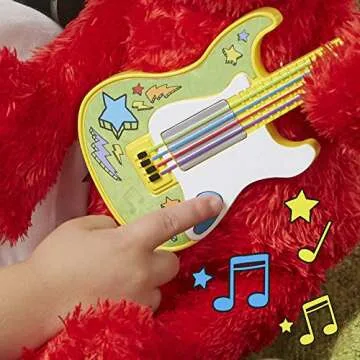Sesame Street Rock and Rhyme Elmo Talking, Singing 14-Inch Plush Toy for Toddlers, Kids 18 Months & Up