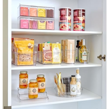 iDesign Crisp Stackable Tea Bag Organizer - Stylish & Functional